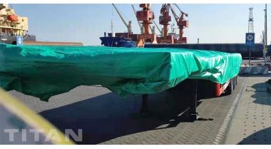 Tri Axle Semi Flatbed Trailers will be sent to Senegal