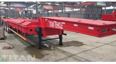 3 Axle 60 Ton Drop Deck Semi Trailer will be sent to Ivory Coast Abidjan