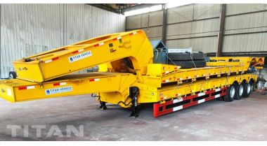 2 Axle Detachable Gooseneck Trailer and 80 Ton Lowbed Trailer will be sent to Guyana