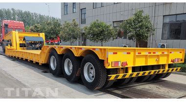 120 Ton Detachable Neck Gooseneck Trailer will be sent to Zimbabwe