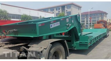 Tri Axle Detachable Gooseneck Trailer will be sent to Guyana
