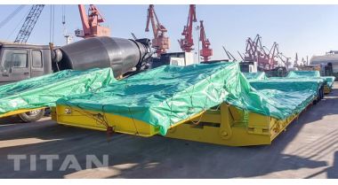 4 Axle Removable Gooseneck Trailer will be sent to KSA