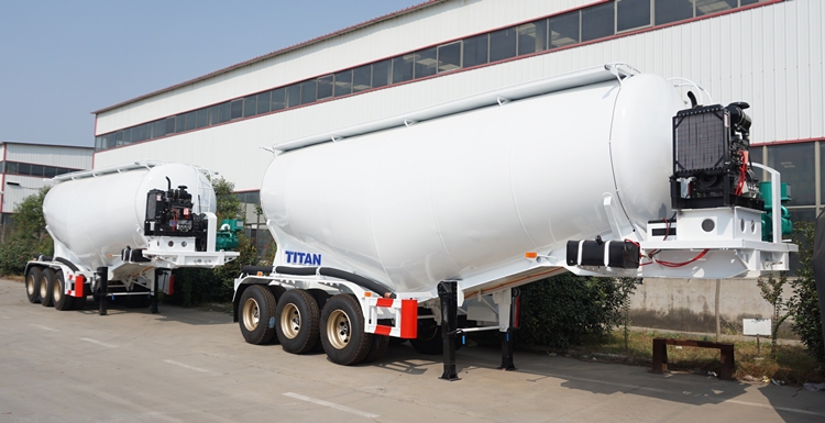 3 axles dry cement tank trailer for sale