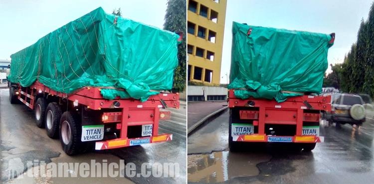 Tri Axle Flatbed Trailer and Side Wall Trailer for Sale in Zambia