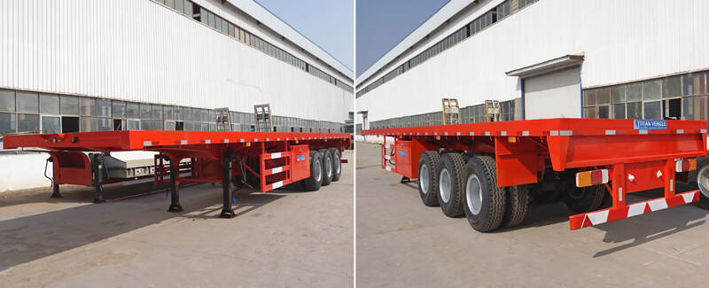 Tri Axle Flatbed Trailer for Sale in Chile Valparaíso