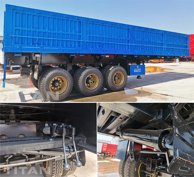 3 Axle 34 Ton Side Tipper Trailer for Sale in Ghana