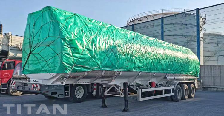 3 Axle 45000 Liters Palm Oil Tanker for Sale in Zambia