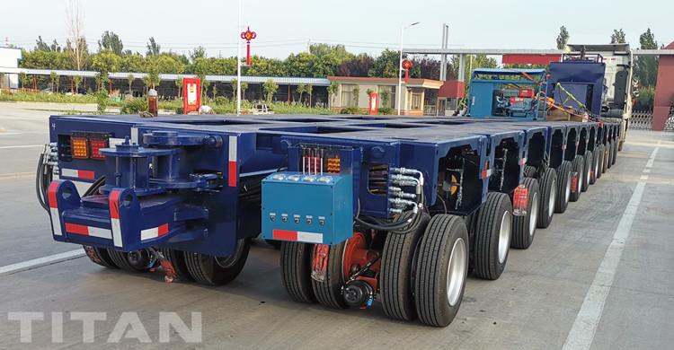 Hydraulic Multi Axle Modular Trailer for Heavy Equipment Transport for Sale in Nigeria