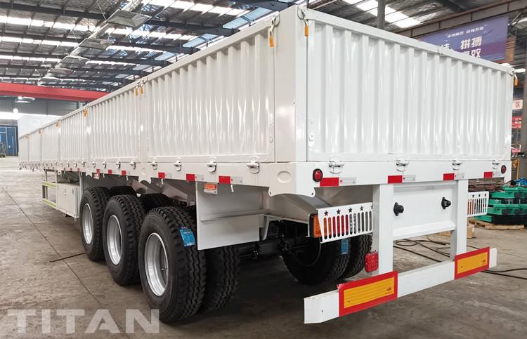Tri Axle Drop Side Trailer for Sale in Zambia