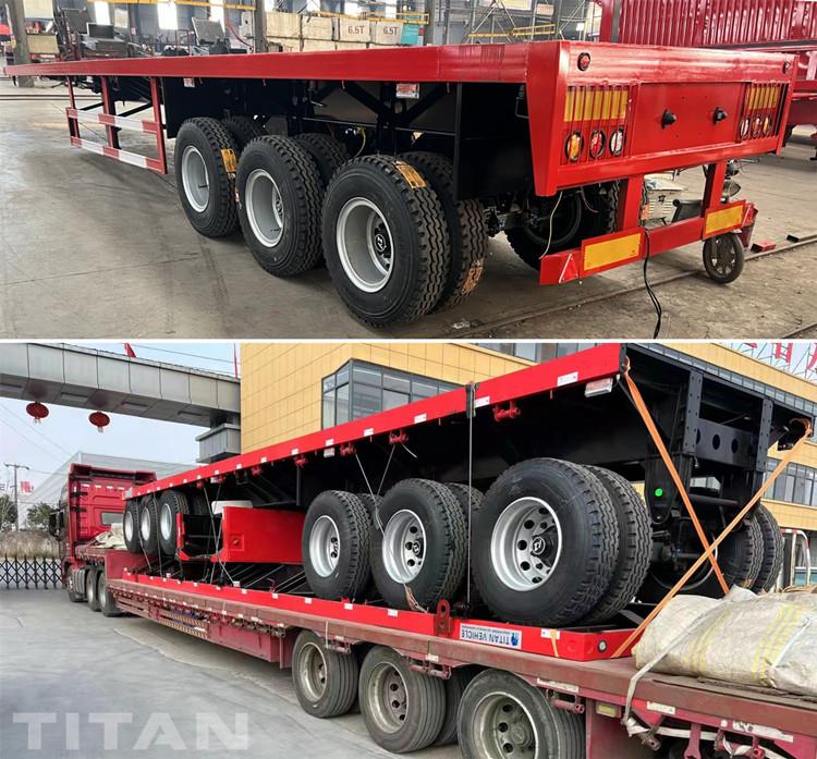 3 Axle Flatbed Tractor Trailer for Sale in Namibia
