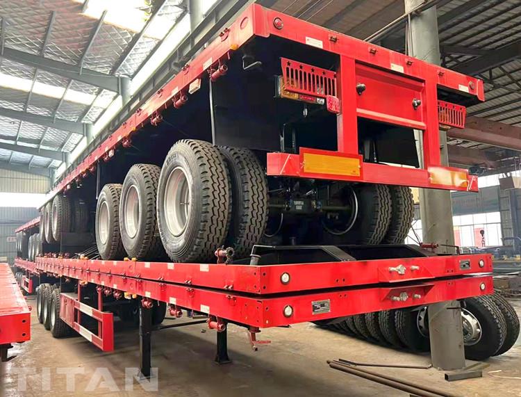 Multiple 3 Axle Truck with Flatbed Trailers for Sale in Uganda