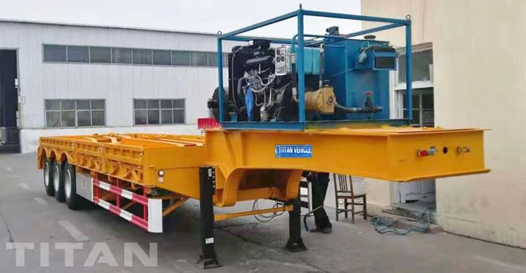 Hydraulic Winch Low Bed Truck Trailer Price in Angola