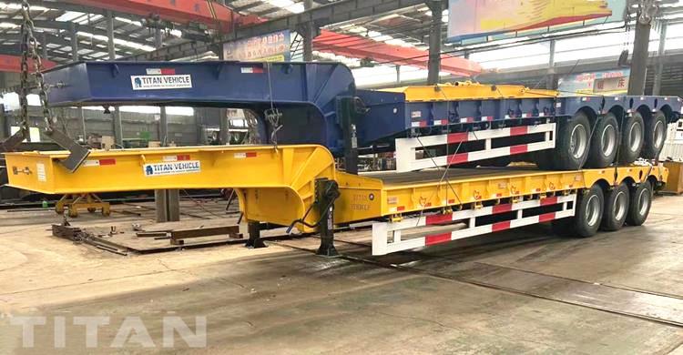 3 Axle Low Loader Truck Trailer for Sale in Malawi