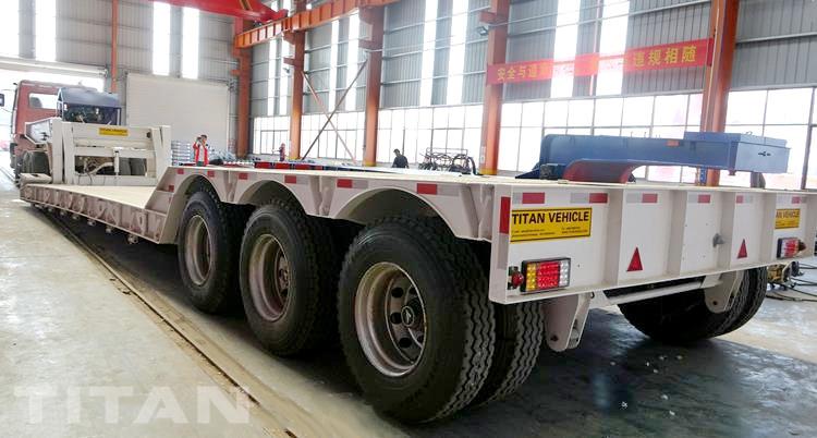 Hydraulic Front Loading Removable Gooseneck Trailer for Sale in Nigeria Lagos