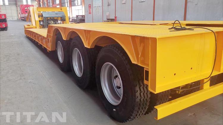 100 Ton Detachable Gooseneck Trailer with Dolly for Sale In Nigeria Lagos