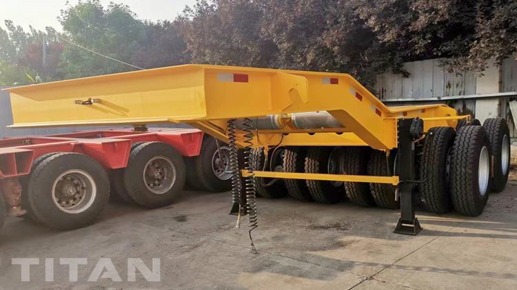 100 Ton Detachable Gooseneck Trailer with Dolly for Sale In Nigeria Lagos