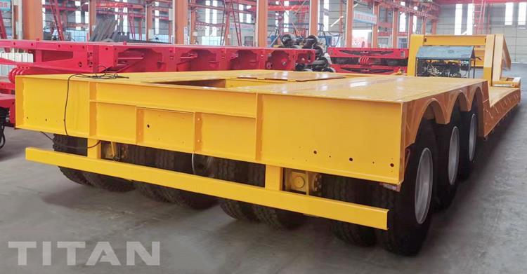 100 Ton Detachable Gooseneck Trailer with Dolly for Sale In Nigeria Lagos