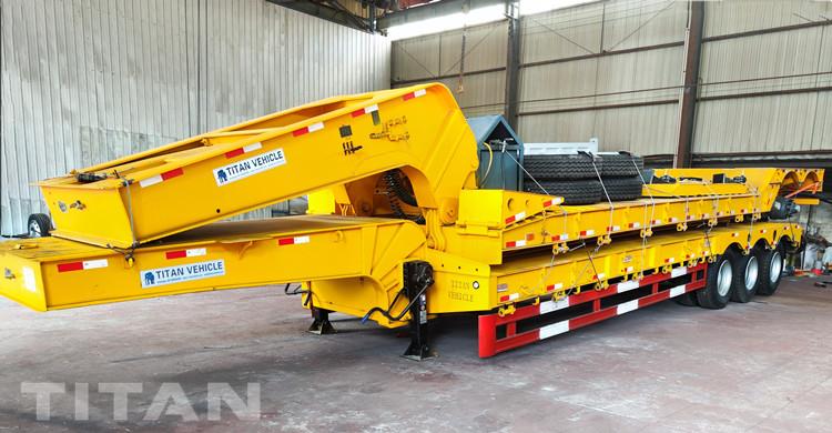 2 Axle Detachable Gooseneck Trailer | 80 Ton Lowbed Trailer for Sale In Guyana