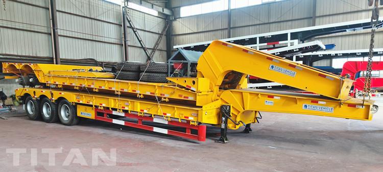 2 Axle Detachable Gooseneck Trailer | 80 Ton Lowbed Trailer for Sale In Guyana