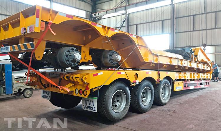 2 Axle Detachable Gooseneck Trailer | 80 Ton Lowbed Trailer for Sale In Guyana