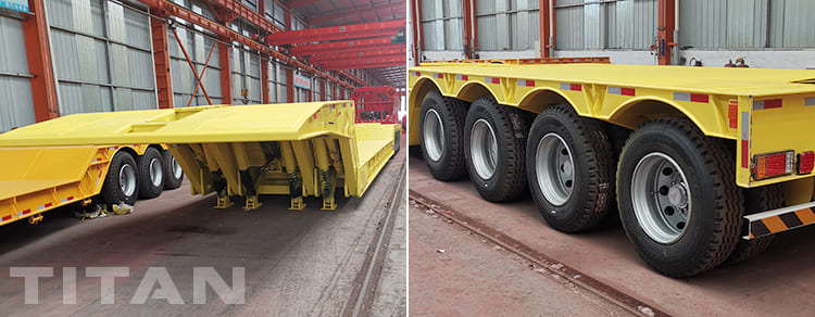 Front Loading Low Bed Trailer 