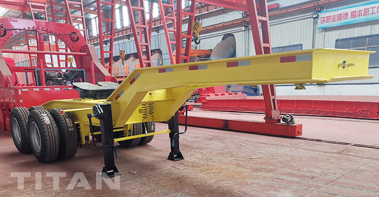 Front Loading Low Bed Trailer 