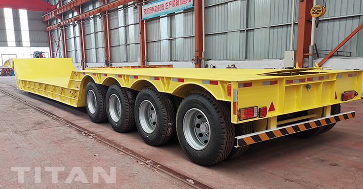 Front Loading Low Bed Trailer 
