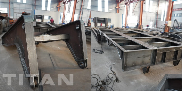 4 Axle 100 Ton Detachable Gooseneck Lowboy Trailer for Sale in Senegal
