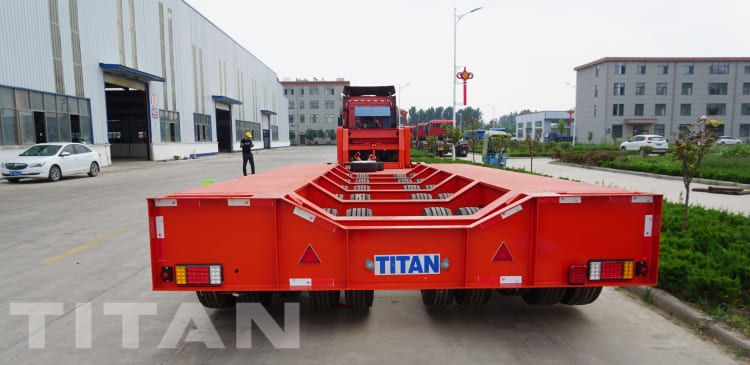 5 Line 10 Axle 150 Ton Lowboy Gooseneck Semi Trailer for Sale in Mauritius
