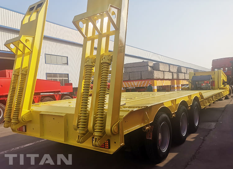 3 Axle Detachable Gooseneck Trailer with Ladders for Sale in Dominica 