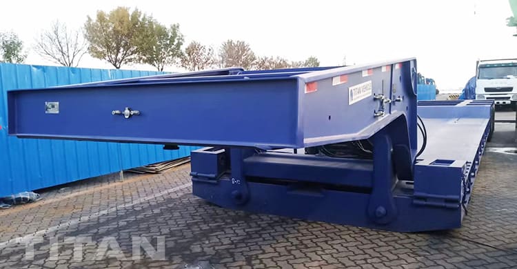 120 Ton 40 Ft Lowboy Gooseneck Trailer for Sale Near Me in Suriname