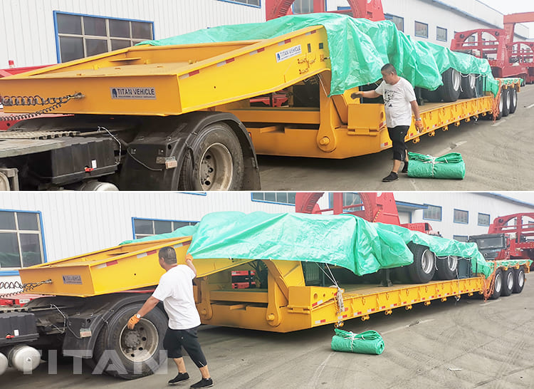 120 Ton Detachable Neck Gooseneck Trailer for Sale in Zimbabwe