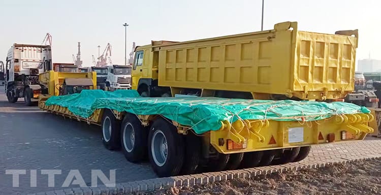 80T 3 Axle Detach Gooseneck Trailer for Sale in Guinea