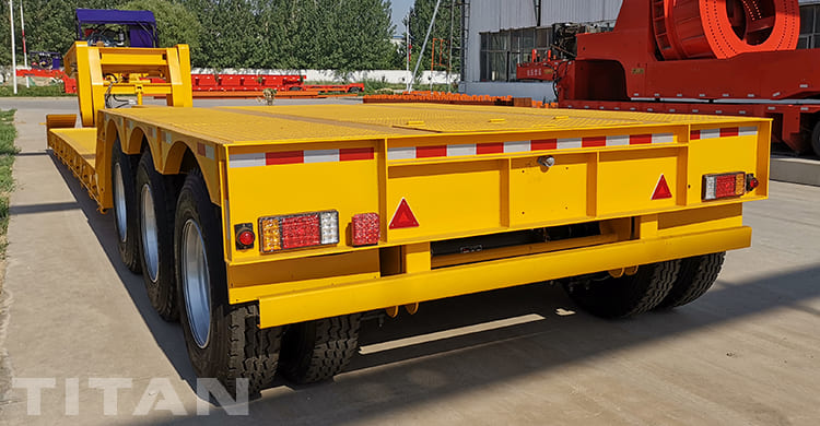 80T 3 Axle Front Loading Trailer for Sale in Tanzania