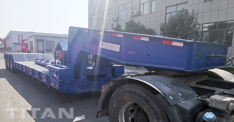 60 Ton 3 Axle Gooseneck Detach Trailer for Sale in Eritrea