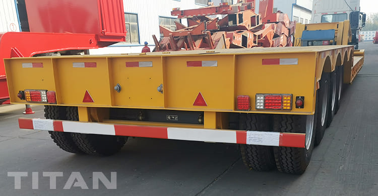 4 Axle 100 Ton Detach Gooseneck Semi Trailer for Sale in Jamaica