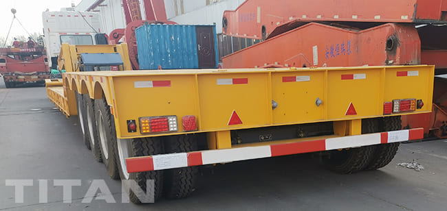 4 Axle 100 Ton Detach Gooseneck Semi Trailer for Sale in Jamaica