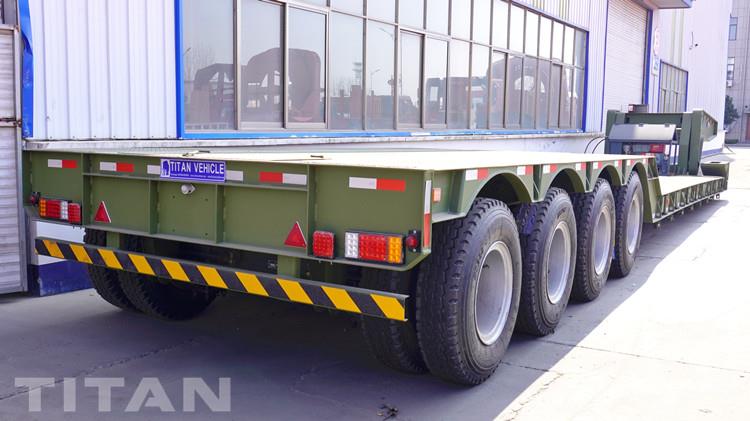 4 Axle 100 Ton Removable Gooseneck Lowboy Trailer for Sale in Guyana