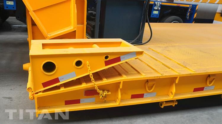 4 Axle 120 Ton Detachable Gooseneck Low Bed Trailer for Sale in Panama