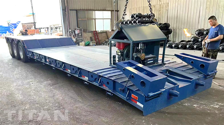 3 Axle 60 Ton RGN Lowboy Trailer for Sale in Nigeria