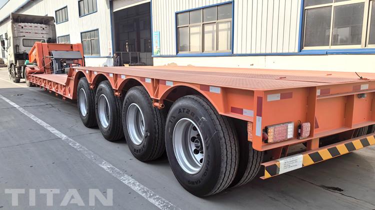 4 Axle Detachable Gooseneck Lowboy Trailer for Sale in Trinidad and Tobago