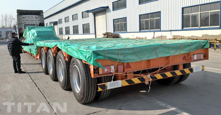 4 Axle Detachable Gooseneck Lowboy Trailer for Sale in Trinidad and Tobago