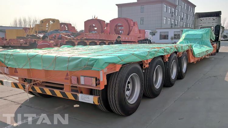 4 Axle Detachable Gooseneck Lowboy Trailer for Sale in Trinidad and Tobago