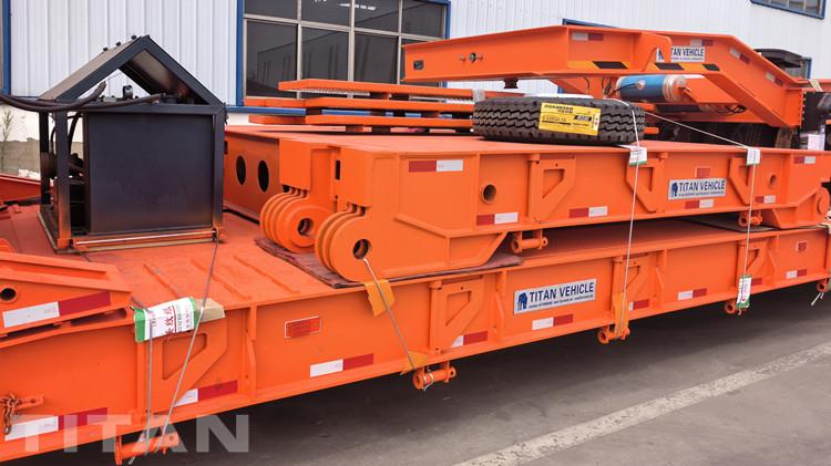 3 Axle Gooseneck Lowboy Trailer with Dolly for Sale in Qatar