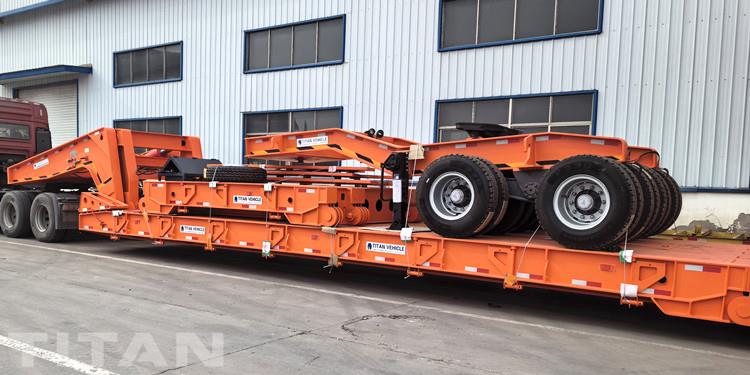 3 Axle Gooseneck Lowboy Trailer with Dolly for Sale in Qatar