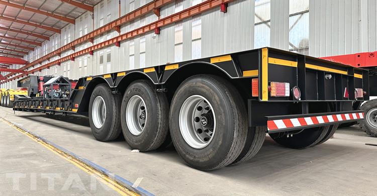3 Axle 80 tons Gooseneck Lowboy Trailer for Sale in Guinea