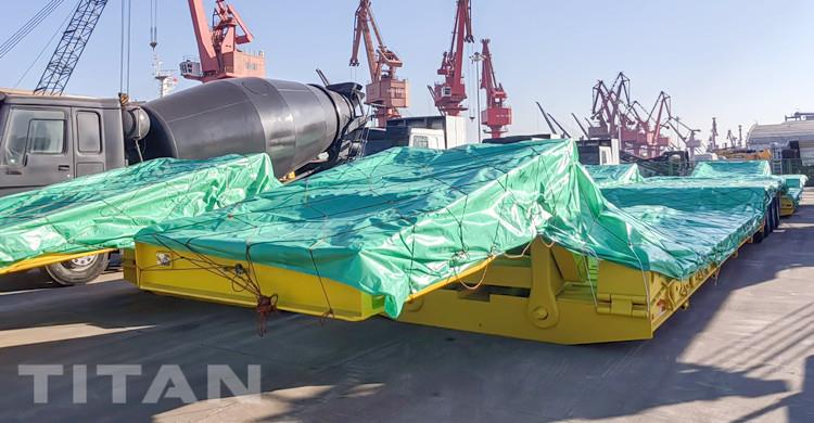 4 Axle Removable Gooseneck Trailer for Sale in KSA
