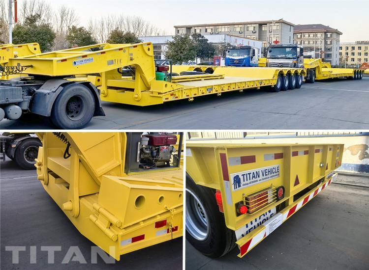 4 Axle Removable Gooseneck Trailer for Sale in KSA