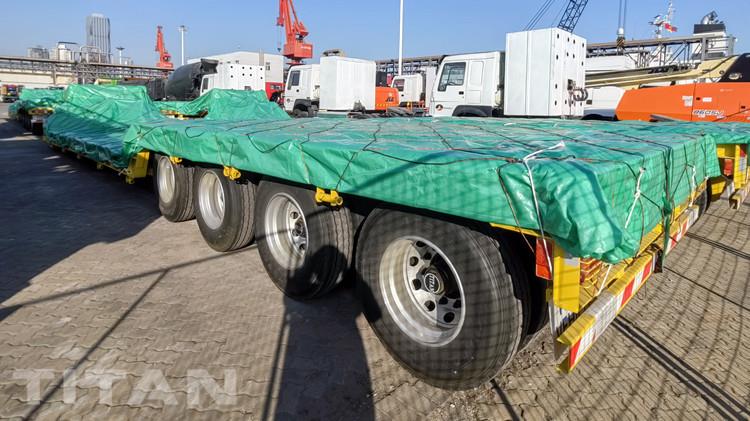 4 Axle Removable Gooseneck Trailer for Sale in KSA