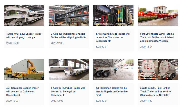 Some shipment records of TITAN